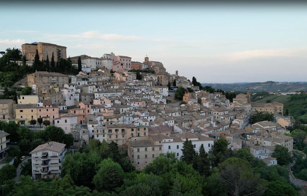 View of the Town of Loreto Aprutino